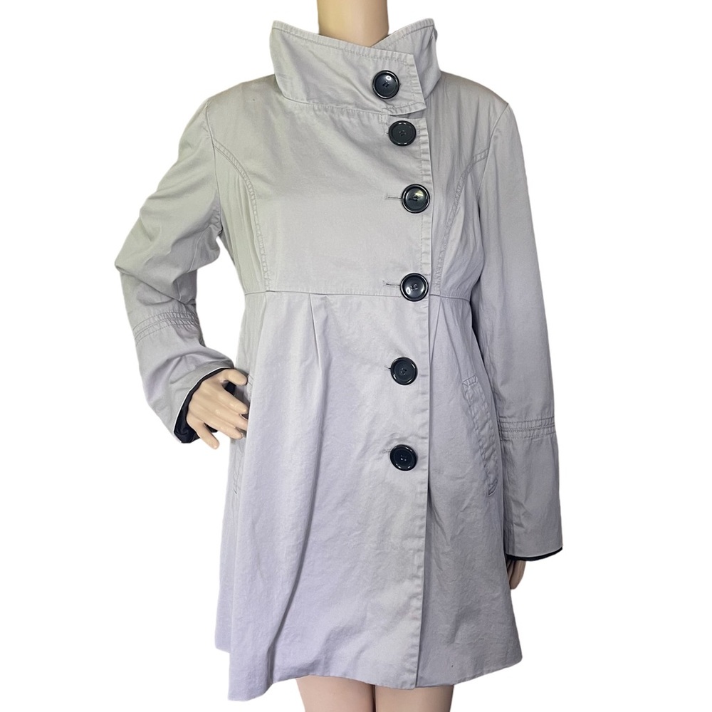 WE FASHION size L beige empire waist cotton blend jacket